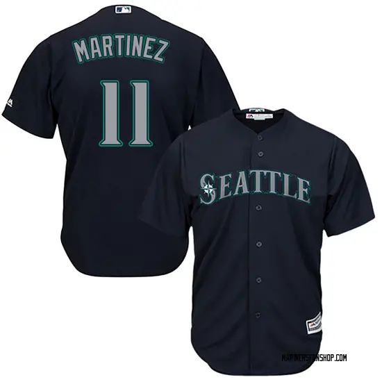 Edgar Martinez Seattle Mariners Authentic Cool Base Alternate Majestic ...